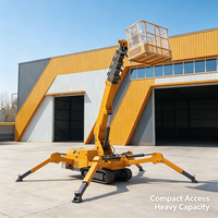 Mini-grue araignée électrique fiable et silencieuse pour la construction, la location et l'installation de vitrages