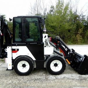 Retroexcavadora Hidromek HMK 62SS, Cargadora de Ruedas Diésel, Color Negro, Motor EPA, Motor Kubota, Uso Agrícola, Construcción - Product Image 1