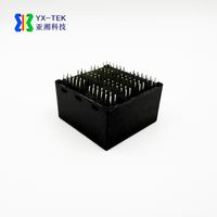 YX 2.5G BASE-T Quad Port Through Hole Magnetics DIP-9602P-FG 2544 China para Routers y Switches