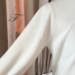 Tùy Chỉnh Người Đàn Ông Của Rắn Màu Gân Crew Cổ Dài Tay Áo Cashmere Áo Thun Cao Giản Dị Kashmir Áo Len Mô Hình Trực Tiếp Nhà Sản Xuất - Product Image 5