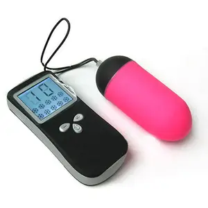 Bullet Vibrator Waterproof Egg magic masturbator Wireless Remote Control Vibrating vaginal Egg with LED LCD screen