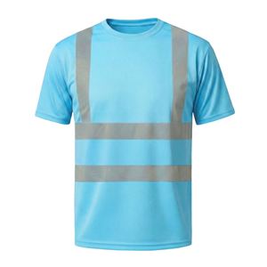 Camiseta de Alta Visibilidad con Diseño Personalizado, Camisetas de Trabajo de Construcción, Ropa Reflectante, Camiseta de Seguridad para Hombre - Product Image 1