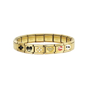 Breloques italiennes en acier inoxydable en forme de croix et de cœur, thème infirmière, avec lien élastique, pour la création de bracelets DIY de 9 mm, vente en gros - Product Image 5