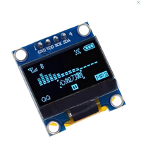 Módulo de Pantalla OLED de 0.96" 128x64 I2C SSD1306, Color Blanco, Azul, Amarillo-Azul para Arduino, Raspberry Pi, STM32, DIY