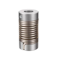 Coupleur à ressort pour encodeur, moteur pas à pas, servomoteur, coupleur d'arbre angulaire excentrique rigide à couple élevé, en aluminium, diamètre de trou de 10 mm