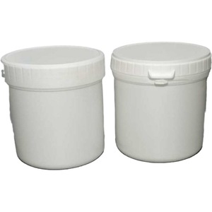 <b>Plastic</b> <b>Jars</b> 600Ml White Cylinder Thickened Hdpe Sealing General Packaging - Product Image 1