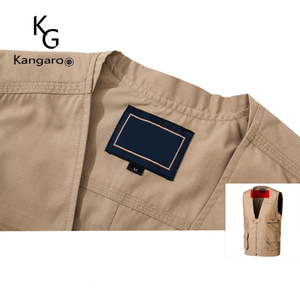 Prezzo di fabbrica Su Misura In Cotone Traspirante Fotografo Lavoro Uomo Gilet Multi-Tasche - Product Image 3