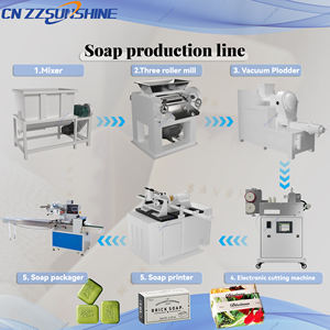 Machine à fabriquer du savon en acier inoxydable / Machine à fabriquer du savon à lessive de petite capacité / Ligne de production de savon à lessive en Chine - Product Image 2
