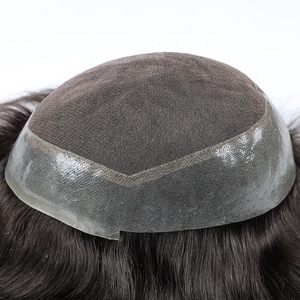 Australia Toupee <b>Men</b> Soft Lace PU Base <b>Wig</b> for <b>Men</b> - Product Image 3