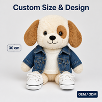 Peluche personnalisée avec design sur mesure pour cadeaux, promotion de marque, objets de collection