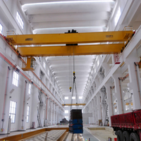 Nouveau palan standard de conception européenne 20t 16t roues motrices grue de pont à double poutre