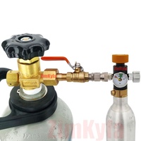 Adaptateur de station de remplissage SodaStream pour outils à air, recharge de bouteille CO2, robinet à bille W21.8-14 CGA320, réservoir OEM personnalisable