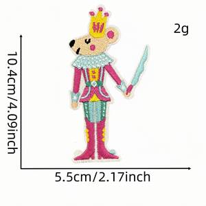 En gros Nouveaux Patchs Brodés Personnages de Dessins Animés Princesse Gardienne Chevalier et Perles pour Vêtements - Product Image 4