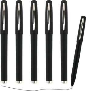 Wholesale Custom Logo 0.5mm Cute Style Black <b>Gel</b> Ink <b>Pen</b> <b>Set</b> Matt Frosted Finish Plastic Advertising Promotional Gift Blue Green - Product Image 1