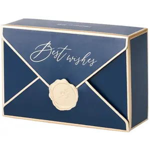 Envelope wedding candy color box wedding packaging carton creative wedding supplies gift box hand gift