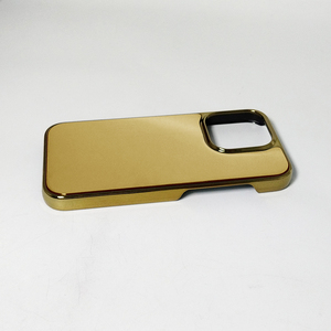 Nuevo diseño chapado al vacío para <span class=keywords><strong>iPhone</strong></span> PC <span class=keywords><strong>con</strong></span> funda trasera de metal funda de protección de lujo para teléfono móvil acepta logotipo y diseño personalizados - Product Image 4