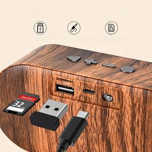 Retro <b>Mini</b> <b>Bluetooth</b> <b>Speaker</b> with Card Slot - Portable, Custom Logo, Ideal for Promotional Gifts and More - Product Image 2