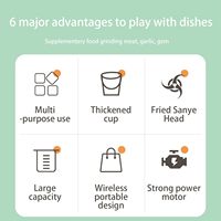 Mini hachoir à ail électrique sans fil, presse-ail, machine à écraser les aliments pour la maison