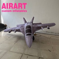 Avion de chasse gonflable flottant pour leurre