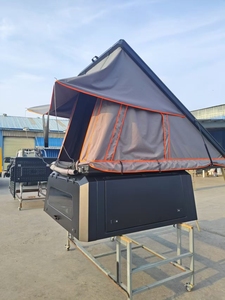 Auvent noir en aluminium pour camionnette 4X4 pour <span class=keywords><strong>Ranger</strong></span>/<span class=keywords><strong>Raptor</strong></span> T6/T7/T8 <span class=keywords><strong>Hard</strong></span> <span class=keywords><strong>Top</strong></span> Topper Canopy - Product Image 2