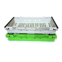Caisse de transport en plastique pour bananes, légumes et fruits, 600*400*100mm, empilable
