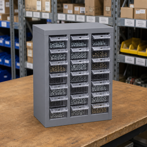 Boîte de <span class=keywords><strong>rangement</strong></span> modulaire rectangulaire moulée par injection polyvalente pour briques, quincaillerie, vis et petites pièces - Product Image 1