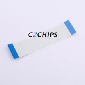HX FFC-1.0-24P-100mm FFC Cable (Flexible Flat Cable) P=1mm Connector 24P 1mm 0.3mm Non-Inverting - Product Image 2