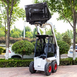 Minicargadora EPA China con orugas, cargadoras frontales al por mayor con cabina cerrada en venta, minicargadora tipo tractor, minibulldozer - Product Image 5