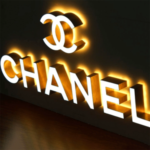 Công ty hình ảnh tường Logo nền tường LED Tùy chỉnh dấu hiệu Mini sáng từ tùy chỉnh Acrylic khắc Acrylic bảng hiệu LED thư - Product Image 3