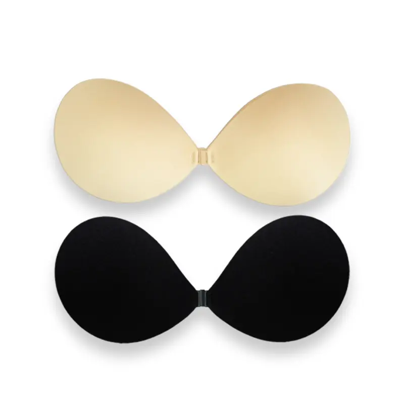 Sutiã de silicone adesivo sem alças Angel Stick-on sutiã push up pele do casamento levanta-o