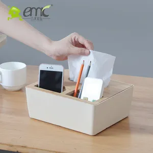 全新设计的 oem 服务桌面纸巾盒收纳盒厕所纸