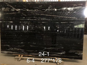 Bạc Rồng Đen Đá Cẩm Thạch sàn gạch với trắng tĩnh mạch - Product Image 3