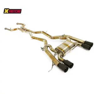 Tubo de Escape para Automóviles <span class=keywords><strong>BMW</strong></span> M3 M4 G80 G82 2021 3.0L, Tubería de Aleación de Titanio de 3'' a 3.5'' - Product Image 4