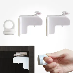 Invisible Magnetic Child Safety Cupboard Door Locks Plastic Baby Proofing Cabinet Locks Kids Protection For Kitchen And Bedroom