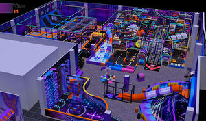 Nuovo Design per bambini parco giochi al coperto parco giochi al coperto per bambini grande labirinto parco giochi al coperto - Product Image 4