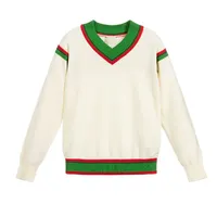Оригинальный оригинальный свитер унисекс, разных цветов, цвета слоновой кости, зеленого, розового цвета, Полосатые свитера из органического хлопка, винтажный вязаный свитер