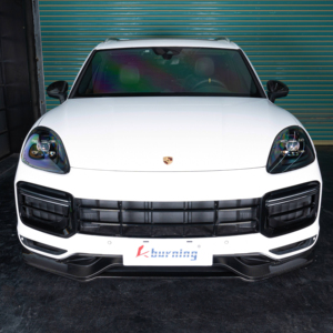 Para Porsche Cayenne 2018 2019 2020 2021 <span class=keywords><strong>2022</strong></span> 2023 9Y0.1 Conjunto de Labio Delantero <span class=keywords><strong>TKT</strong></span> Mejorado de Fibra de Carbono Seca - Product Image 1