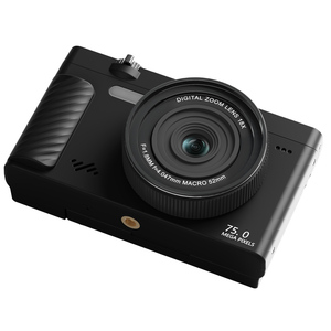 Cámara Digital para Fotografía <span class=keywords><strong>de</strong></span> 75MP, Videocámara 4K <span class=keywords><strong>con</strong></span> Pantalla <span class=keywords><strong>de</strong></span> 3 Pulgadas, <span class=keywords><strong>Zoom</strong></span> 18X, Cámara Web <span class=keywords><strong>con</strong></span> Luz LED <span class=keywords><strong>de</strong></span> Relleno, Efecto Adelgazante Facial para YouTube - Product Image 6
