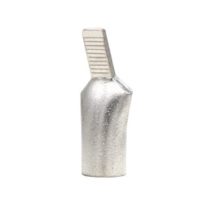 Connecteur de câble à goupille non isolé C45 en cuivre nu à sertir, type bec de canard, pour disjoncteur MCB - Product Image 1