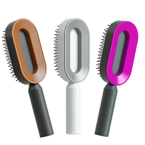 Cepillo Eléctrico Autolimpiante de Nylon para Alisar el Cabello, Masajeador de Cuero Cabelludo, Desenredante, Portátil, Herramienta de Peinado para el Hogar - Product Image 2