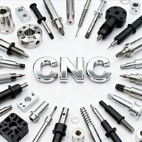Piezas de Acero Inoxidable y Aluminio Mecanizadas por Torno CNC de Alta Precisión Personalizadas para Equipos Industriales, Prototipado Rápido