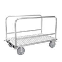 Chariot robuste en acier multifonctionnel 2-en-1 personnalisé en usine
