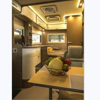 OEM ODM Chine Usine Haute Qualité Personnalisé Camping-car Carrosserie Arrière Coque Sandwich FRP Cuisine Coulissante Couleur Blanche 4 Personnes