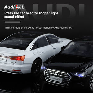 Licencia genuina Diecast Model Cars 1:24 aleación modelo coche Aodi A6 Puertas Abiertas recoger pantalla decorativa Metal juguete modelo de coche - Product Image 3