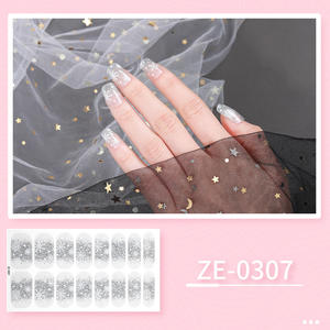 Calcomanías Autoadhesivas Navideñas <span class=keywords><strong>para</strong></span> <span class=keywords><strong>Uñas</strong></span>, Diseños Festivos de Papá Noel, Muñeco de Nieve y Reno con Copos de Nieve Brillantes y Árboles - Product Image 4