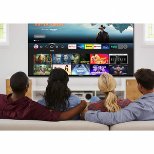 Pantalla LED inteligente 2K TECHON de 100 pulgadas | Panel digital de pantalla grande sin marco con brillo de 500-800 NITs y garantía de 2 años - Product Image 1