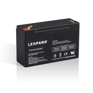 Directly Factory Supply Maintenance Free VRLA Lead Acid Battery 6v 14ah Rechargeable Solar Energy Batteries