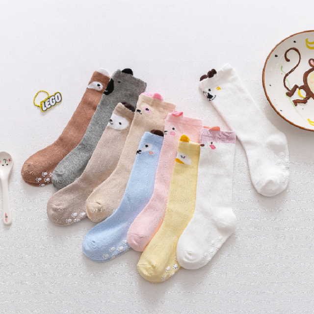 Manufacturer Baby Cotton Sock Kids Knee High Cartoon Socks