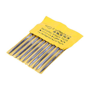 ชุดตะไบเหล็ก Anbaolu ขนาด 60 มม. แบบสามเหลี่ยม ตัดแบบ Bastard ด้ามจับเคลือบสีดำกันลื่น สำหรับโลหะที่ไม่ใช่เหล็ก - Product Image 5