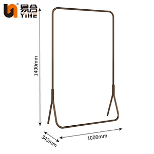 Vàng Kim Loại Nhiệm Vụ Nặng Nề Đơn Lập Sơn Bột Có Thể Điều Chỉnh Chiều Cao May Mặc Giá Với Dễ Dàng Lắp Ráp Cho Phòng Ngủ Và Phòng Giặt ủi - Product Image 5